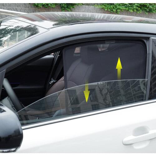 Magnetic Car Sun Shade Side Window Sunshade For Toyota C-HR 2017 2018 Window Curtain Visor Shield Solar Mesh Cover For CHR 2019