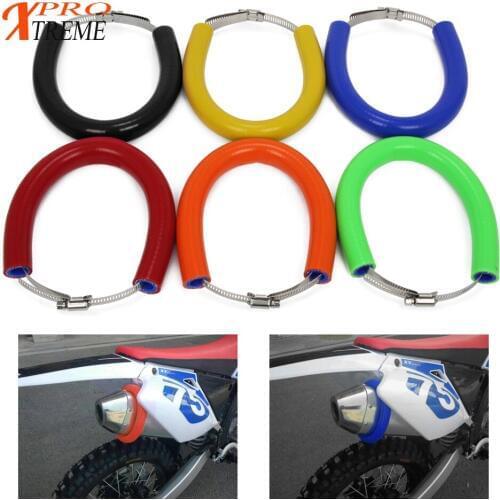 Motorbike Colorful Exhaust Pipe Heat Shields Universal For HONDA KTM SUZUKI KAWASAKI YAMAHA