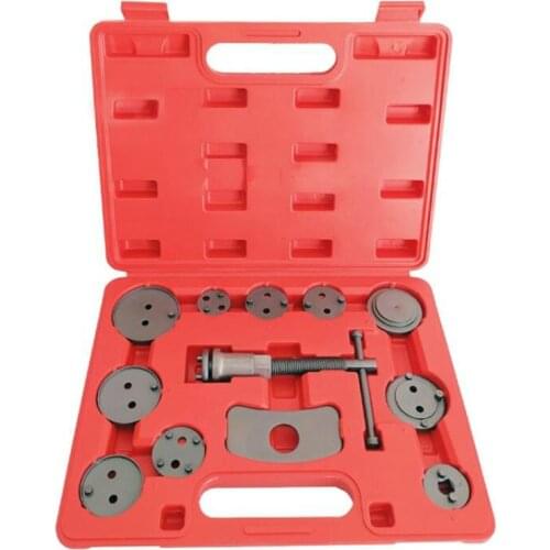 12pcs Universal Auto Car Precision Disc Brake Caliper Wind Back Tool Kit Brake Pad Brake Pump Brake Piston Car Repair Tool Kit