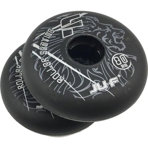 Original War Wolf JU-F 80mm 85A 84A 83A Rollers for Inline Skates Slide Slalom Skates Wheels Good as Powerslide Seba Roller LZ25