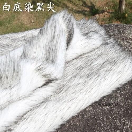 Plush faux fur fabric, imitation fur collar clothing fabric