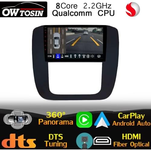 Qualcomm CPU Android For GMC Yuko Chevy Chevrolet Tahoe Suburban Silverado 2500HD Car GPS Radio Optical HDMI 360 Camera DSP Auto