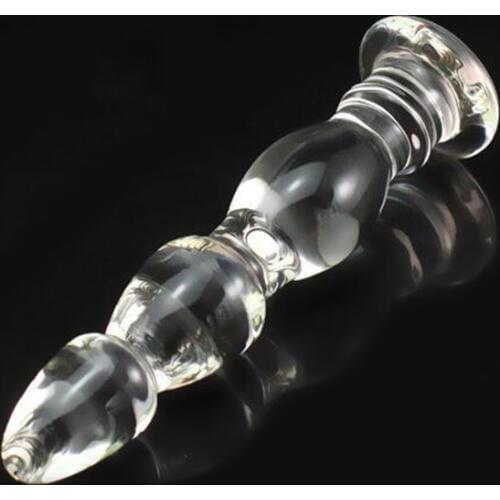 Glass Anal Plug for Women and Men G-spot Stimulator Massager Dildo Anal Masturbation Sex Products Adult Sex Toys for Couples Men
