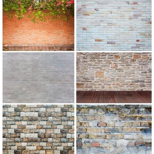 SHENGYONGBAO Vinyl Custom Photography Backdrops Vintage Brick Wall Theme Photo Background Studio Props 201225RY-0811