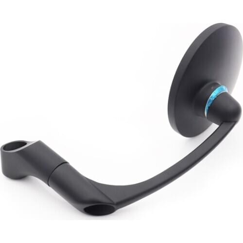 Motorcycle Mirror Scooter E-Bike Rearview Mirrors Refit Rearview Mirror Cafe Racer Round Electroplate Apply For Super Soco Ts Tc