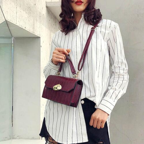 USOUL crocodile grain small bags for women 2020 vintage crossbody mini bag ladies luxury leather handbag mobile phone purse