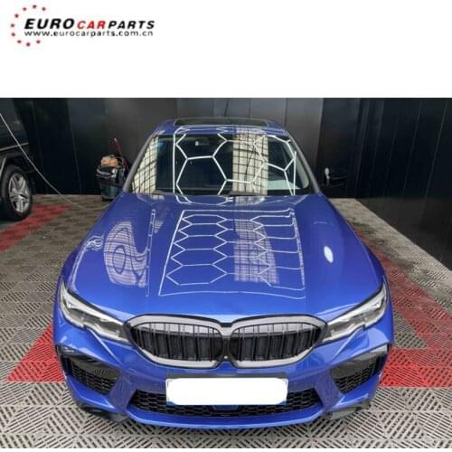 3 series G20 upgrade to m8 pp material front bumper Iron material over fender fit for G20 M8 car bumper
