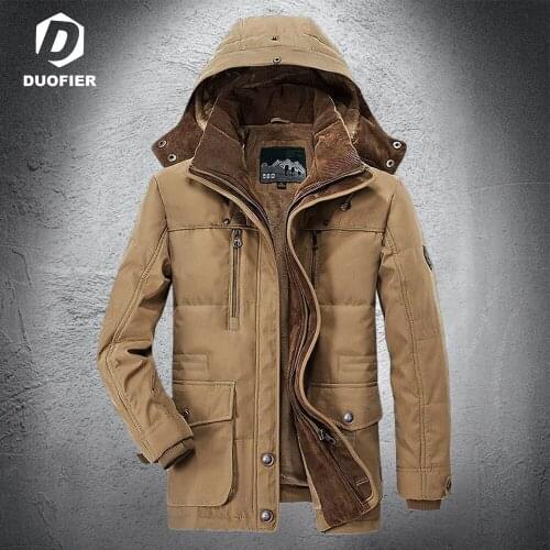 Мужские теплые куртки DUOFIER China At AliExpress