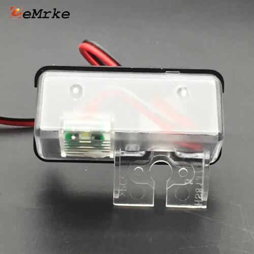 EEMRKE Car Rear View Camera Bracket License Plate Lights Housing Mount with LED for Toyota Corolla (E170) / Levin 2013~2016