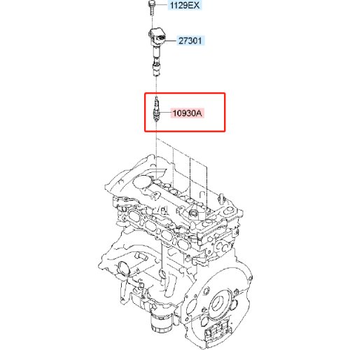 OEM 1884909070 For Kia 2016 2017 Optima Hyundai Sonata Hybrid electric power Spark Plug