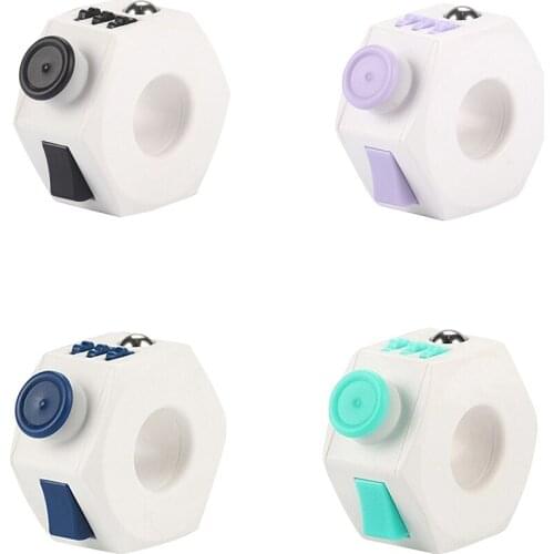 Decompression toy Press Magic Anti Stress Cube EDC Hand For Autism ADHD Anxiety Relief Focus Kids Anti-Stress Fidget Toys New