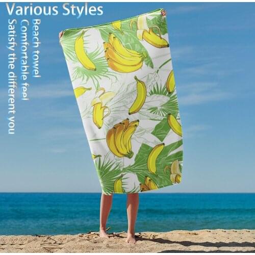 Summer Towels Portable Yoga Mat Beach Towel Fashion Fruit Animal Beach Towel Cushion Microfiber Beach Quicky-dry Towels Bath