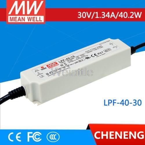 MEAN WELL original LPF-40-30 30V 1.34A meanwell LPF-40 30V 40.2W Single Output LED Switching Power Supply