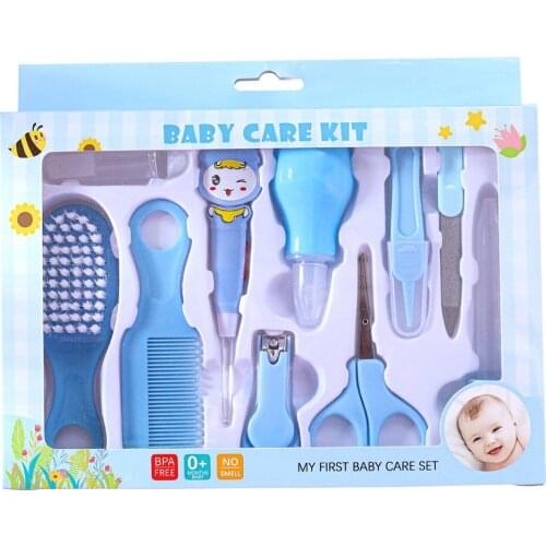 Beauty Set For The Care Of Baby Care Gift Box Children\s Nail Clamp Baby Dug Nice Nursing 10 Pieces