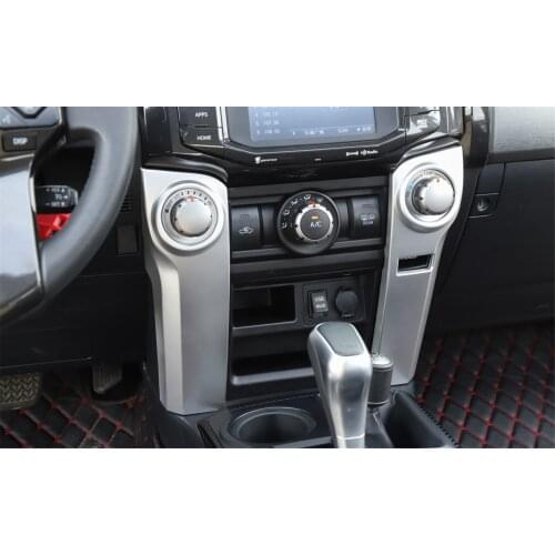 Center Control Console Air Conditioner Outlet Cover Trim Sticker for Toyota 4Runner 2010+ Car Accessories Exterior Decoration