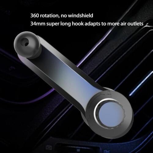 2021 New Car Air Vent Mount Clip Adapter Universal 17mm Ball Head Phone Holder Stand Clamp for Car Charger Extension Support