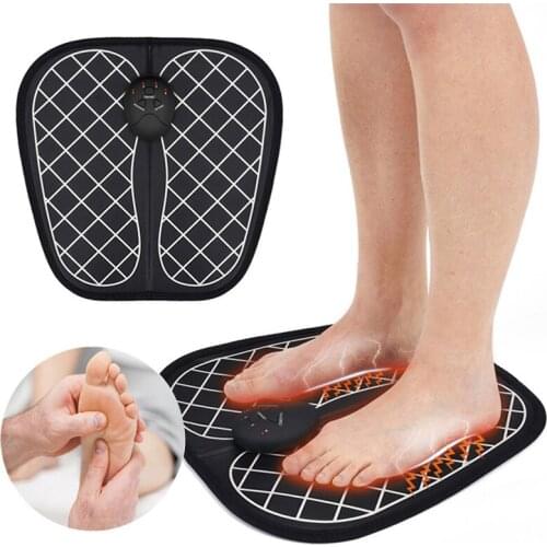 Plantar Electrometer Foot Muscle Massage Feet Physiotherapy EMS Massages Relaxing Foldable Anti-slip Electrometers Rechargeable