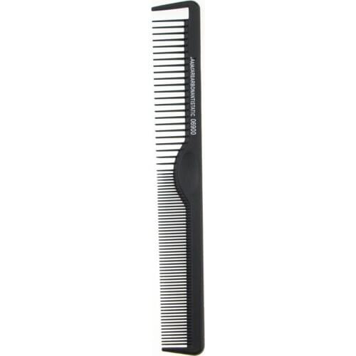Professional Hair Cricket Comb Heat Resistant Medium Cutting Carbon Comb Salon Antistatic Barber Styling Brush Tool
