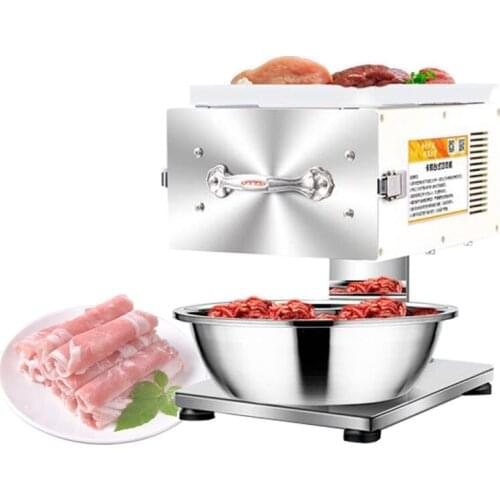 RP-20 Factory Meat Slicer Slicing Machine Electric Manual Meat Cutter Grinder Commercial Meat Cutting Machine 220V