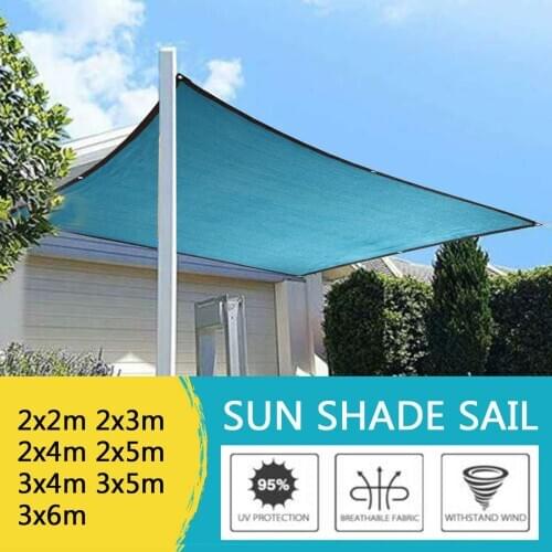 2/3/4/5/6m PE Sunshade Net Anti-UV 95% Shading Rate Outdoor Garden Sunscreen Sunblock Shade Cloth Net Plant Greenhouse Car Cover