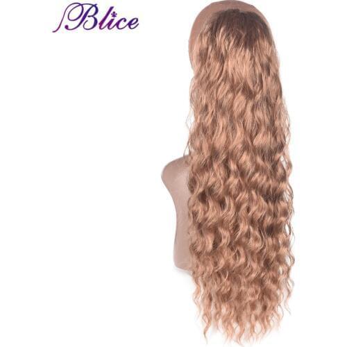 Blice 20-24inch Synthetic Alita Curly Heat Resistant Hair Ponytail Extensions With Two Plastic Combs All Colors Available