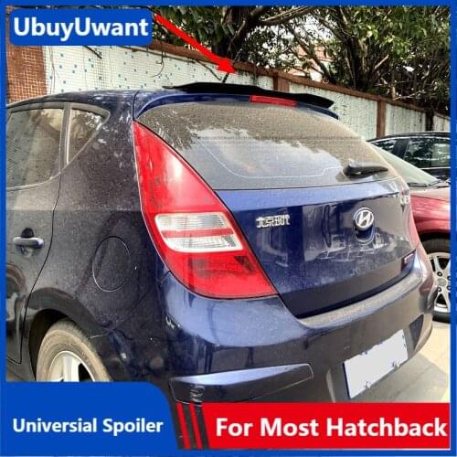 UBUYUWANT Rear Roof Lip Spoiler For Hyundai I30 Hatchback Universal Spoiler 2010-2016 Car Tail Wing For IX25 IX35 VW POLO MK5