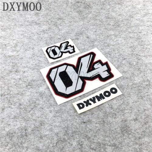 Car Styling Vinyl Tape 04 Car Stickers For Andrea Dovizioso Reflective Stickers for Auto Window Tail Helmet