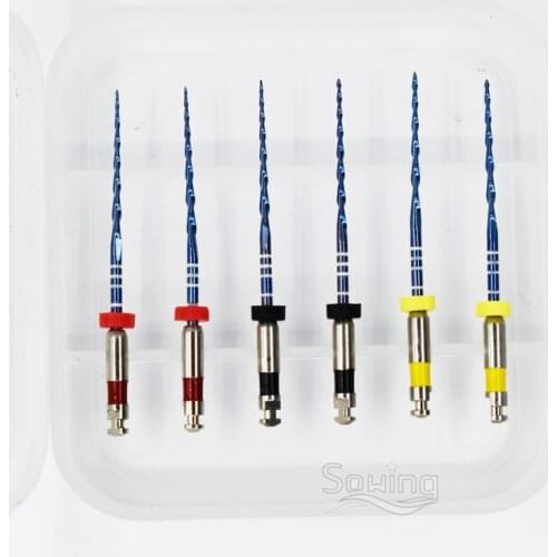 Dental Endodontic Files Nickel Titanium Files Reciprocating System Only One Rotary Files Blue Color With Heat Activation 21/25mm