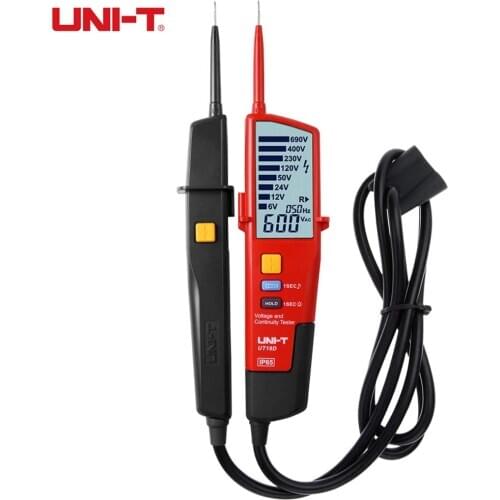 UNI-T UT18D Voltage and Continuity Tester-Waterproof Voltage Detector AC DC Tester Auto Range with Flash