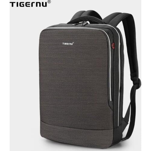 Tigernu Business Backpack Laptop Man Backpacks Reflective Water Resistant with USB Charging Headphone Port Bag Bagpack Mochila