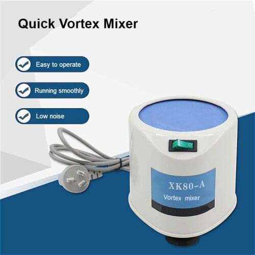 Vortex Mixer Quick Blending Machine XK80-A Trace Oscillator Suitable For Test Tube Fast Mixer Fixed Speed 2600r/min
