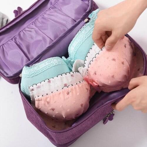High Capacity Bra Bag Travel Storage Bag for Underwear Socks Cosmetics Closet Clothes Organizer Storage Bag Home Suppies