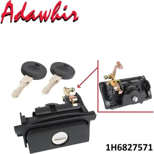 Rear door trunk handle lock with 2 keys For VW Golf MK3 Clasico/Jetta Polo Classic/Variant 1H6827571A 1H6827571E 1H6827571B