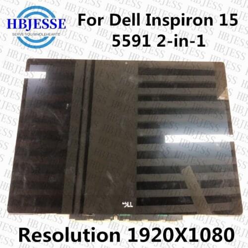 15.6" FHD 1920x1080 LED LCD screen display touchscreen digitized assembly for Dell Inspiron 5591 P78f 2-in-1