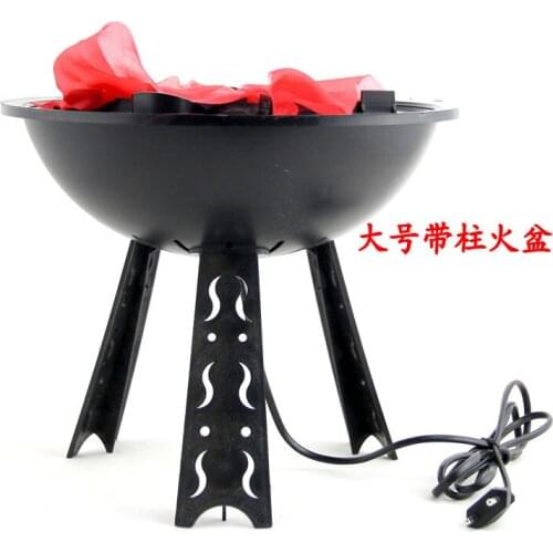 30cm Magic Desktop Flame Light Holiday Party Decorative Brazier Fire Lamp Halloween Eve Supplies