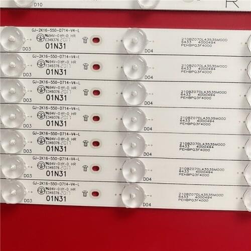 42 PCS New LED Strip For 55PFF5701 55PUS6501 LB55072 55PUS6561 55PUS6581 55PUS6101 55PUH6101 55PUS6401 01N31 01N32-A