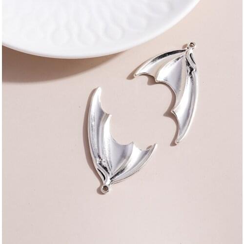 5pcs/lot 34*53mm Fashion BIg Wings Charms for Jewelry Making DIY Handmade Craft Earrings Pendants Necklaces Decoration