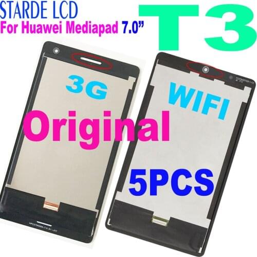 5PCS Original 7.0” LCD For Huawei Mediapad T3 7.0 3g or wifi BG2-W09 BG2-U01 BG2-U03 LCD Display Touch Screen Digitizer Assembly