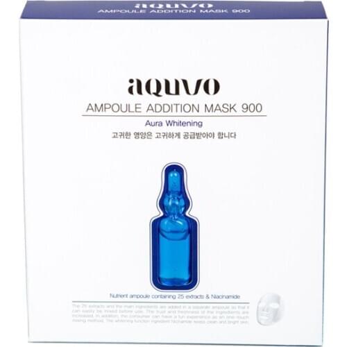 Ampoule Whitening Mask(5pcs) - Aquvo Facial mask Essence Brightening Skin Care Korea Cosmetic Anti-aging Maskpack Toner Lotion