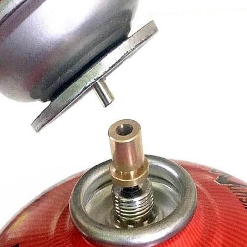 Camping Stove Gas Refill Adapter For Outdoor Hiking Inflating Canister Cylinder Gas Tank Accessories Kitchen Tool