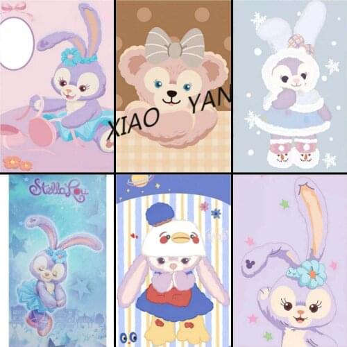 Disney Bear Duffy StellaLou 5D DIY Diamond Painting Cross Stitch Full Square/Round Diamond Embroidery Mosaic Home Decor