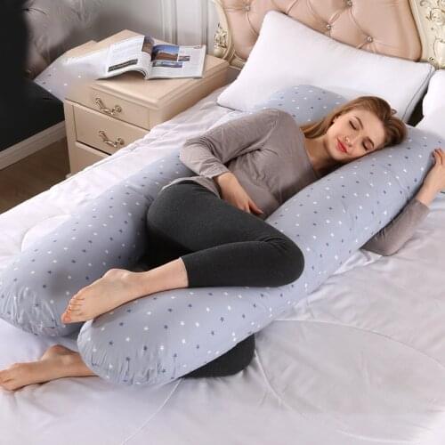 Maternity U-shaped Pregnant Women Pillow Cushion Lumbar Pillow Multifunctional Waist Protection Side Sleeping Pillow Accessories