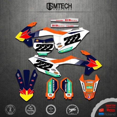 DSMTECH For KTM 85 SX 2020-2018 SX85cc Free Custom Full set of Stickers Graphics Decals Kits For KTM SX85 2018 2019 2020