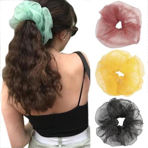 Haimeikang Elastic Print Hair Rubber Bands For Women Ponytail Scrunchies Hair Accessories Gum Hair Rope Fashion Headdress