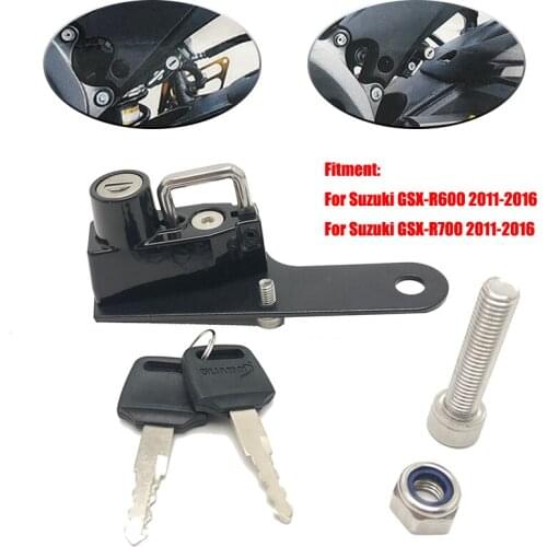 Motorcycle Helmet Lock Kit for For Suzuki GSX-R600/700 GSX R600 GSX R700 GSXR600 GSXR700 2011 2012 2013 2014 2015 2016
