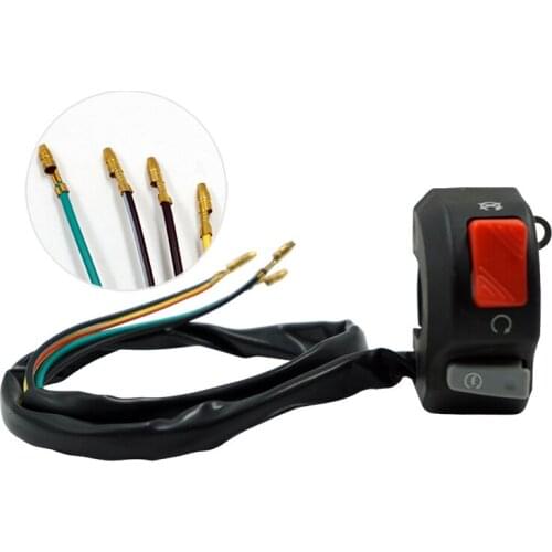 7/8" 22mm 12V Motorcycle Multi-function Handle Switch Fog Light Horn ON OFF Start Kill Switch Modification Accessories