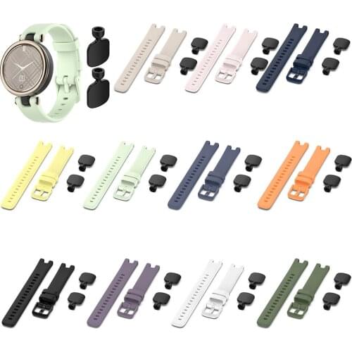 Soft Silicone Sport Band Straps For Garmin Lily Women’s Fitness Sport Bracelet Replacement Watchband Smartwatch Accessories