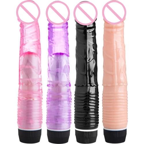 Variable Frequency Vibrating Dildos Realistic Big Vibrator Penis Artificial Phallus Female Masturbator Sex Toys Crystal Dick