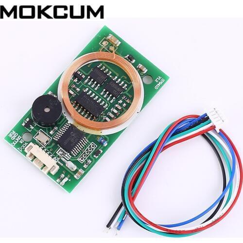 DC 5V Dual Frequency Reader 7941D RFID Wireless Module with Buzzer UART 13.56MHz 125KHz ISO14443A for IC/ID/ Card