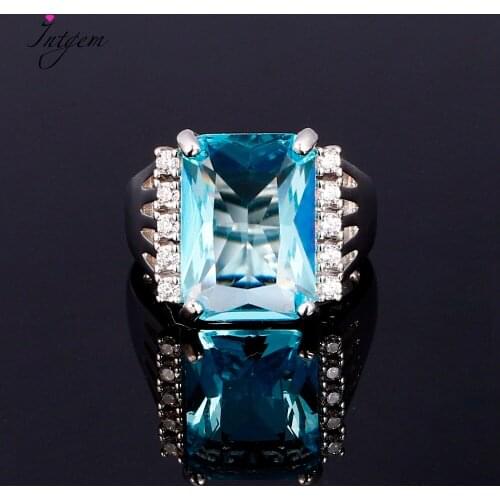 Top Sale Multicolor Topaz Gemstone Ring For Women 925 Sterling Silver Classic Fine Jewelry Anniversary Gift Mothers Day Gifts